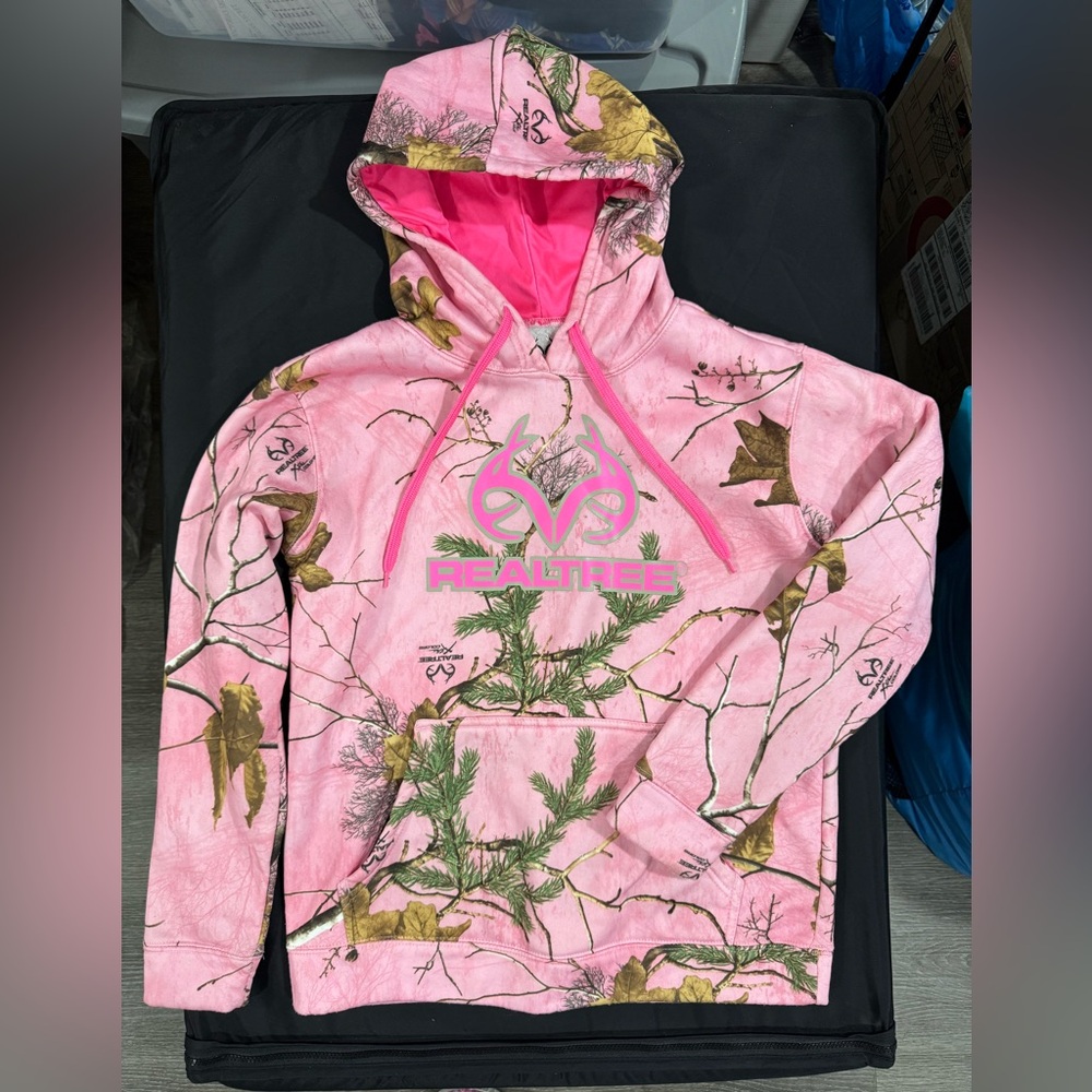 Realtree Pink and Brown Camo Hoodie